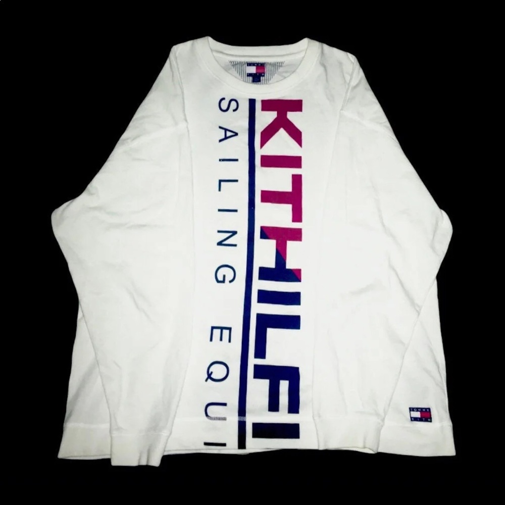 Kith x Tommy Hilfiger (Kithilfiger) Long Sleeve T-Shirt:  Men's Size XXL